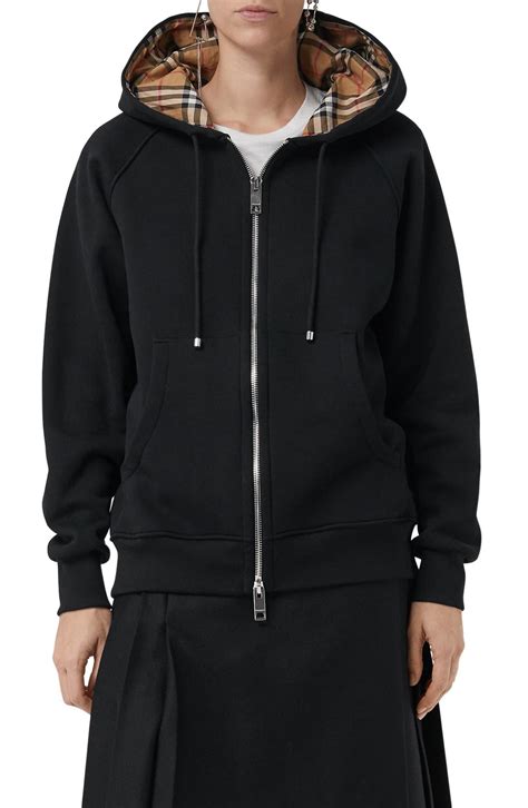 black Burberry hoodie